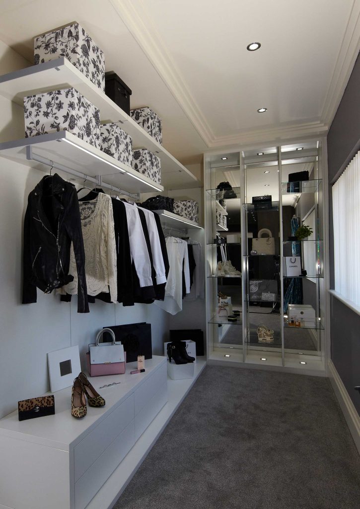 White Walk-in Wardrobe